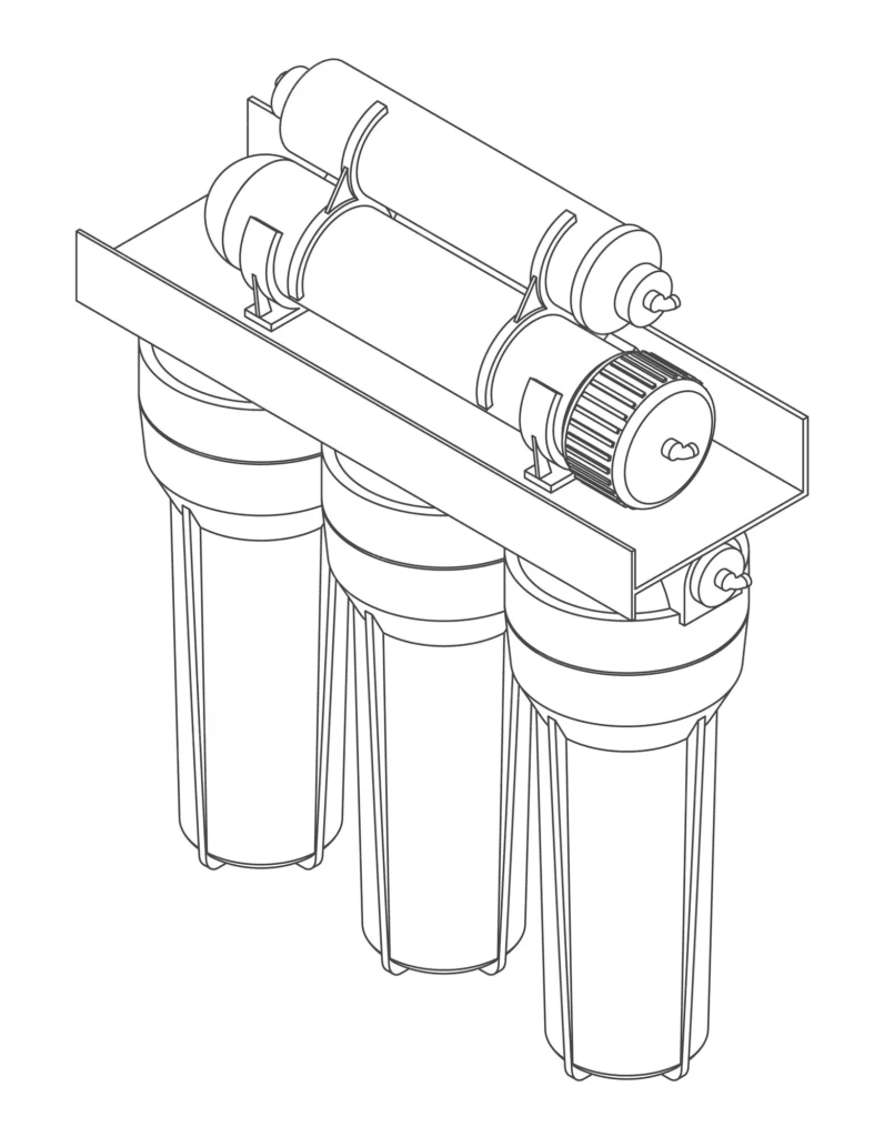 Filtro de osmosis inversa