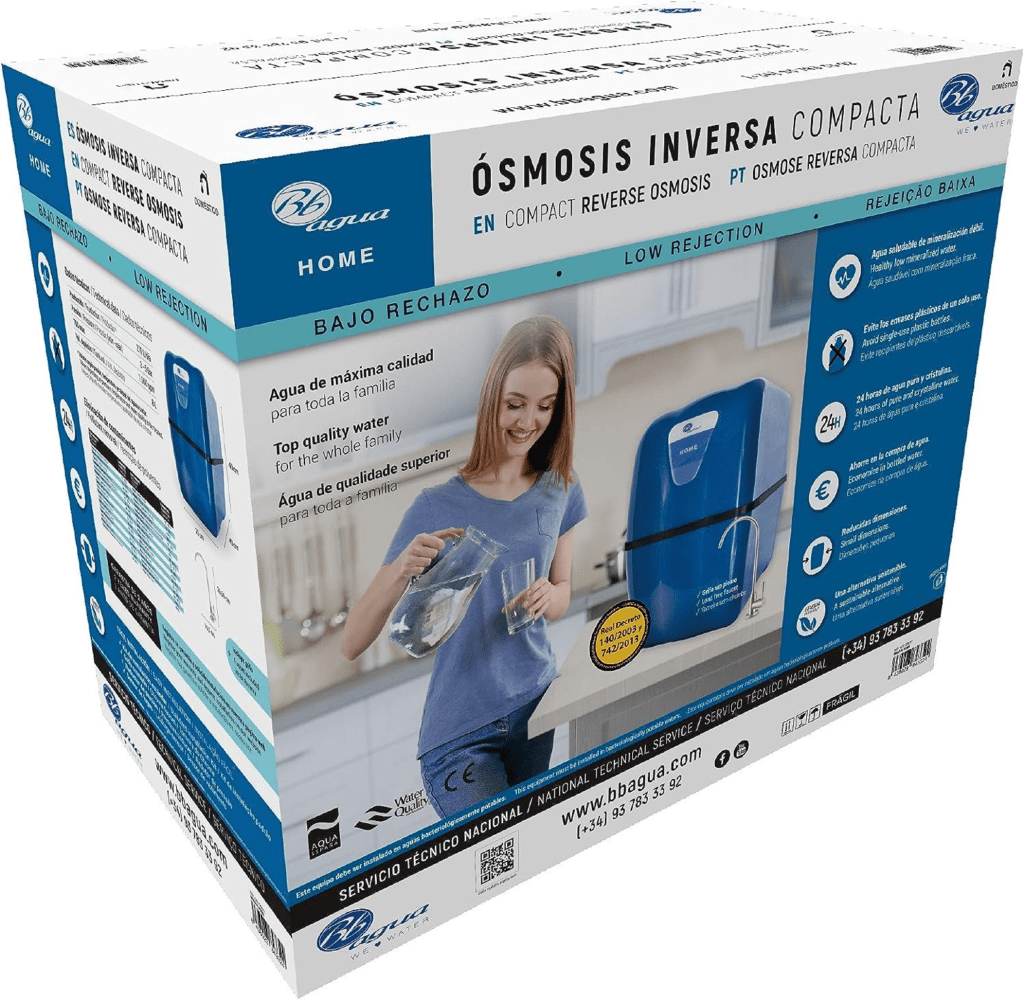 Caja Osmosis Inversa Compacta Bbagua Home Premium