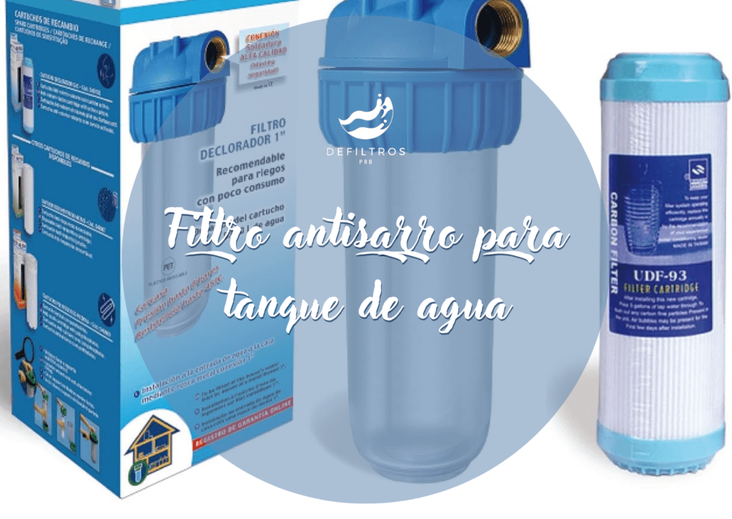 Filtro antisarro para tanque de agua